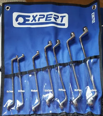 Expert E111712 (Mac Tools) 7-PC Metric Offset Box-End Wrench Set 12-PT P4 • $119.99