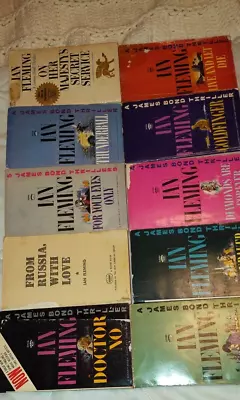 10 JAMES BOND Paperbacks Ian Fleming. Dr No From Russia With Love And 8 Others • $49.99