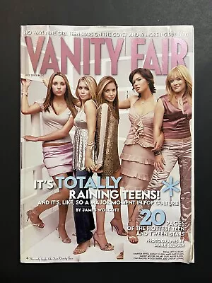 Vanity Fair Magazine / July 2003  Teen Stars / Olsen Twins / Hilary Duff / Lohan • £229.22