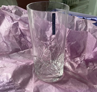 £15 • Buy 2 Edinburgh Crystal Mirage Highball Glasses - Boxed, Wrapped And Unused