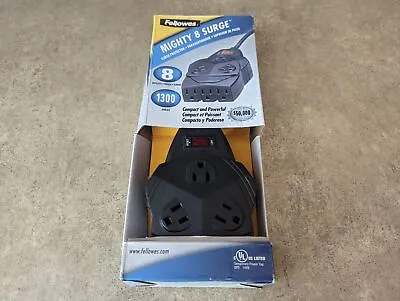 Fellowes Mighty 8 Surge Protector 99090 15amp Circuit Breaker Kt-44 • $20.75