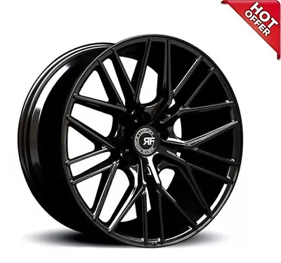 4ea 22  Road Force Wheels RF13 Gloss Black Rims (S2) • $1650