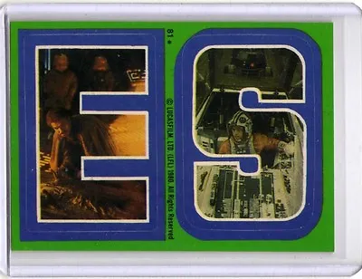 1980 Star Wars: The Empire Strikes Back Series 3 Sticker 81 NM/M Packfresh • $2.75