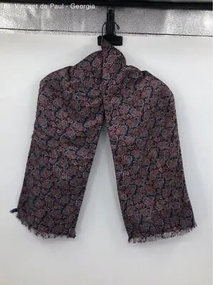Unisex B. Altman & Co. Paisley Vintage Double Sided 100% Wool & 100% Silk Scarf • $21.86