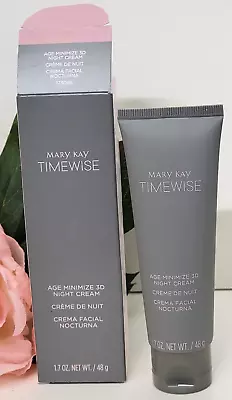 MARY KAY TIMEWISE AGE MINIMIZE 3D NIGHT CREAM 1.7 Oz NORMAL TO DRY SKIN • $26.99