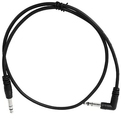 Rockville RNTR103R-B 3' 1/4  TRS Right Angle To 1/4  TRS Straight Cable • $9.95
