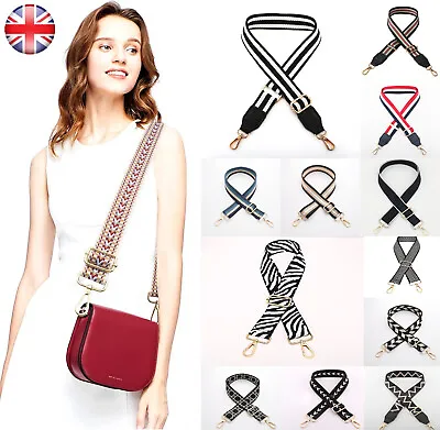 £6.99 • Buy New Wide Shoulder Bag Strap Crossbody Adjustable Belt Replacement Handbag Handle