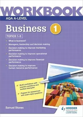 AQA A-Level Business Workbook 1 • £5.53