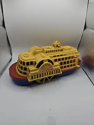 MARX River Queen Wind Up Steam Paddle Boat Toy • $50