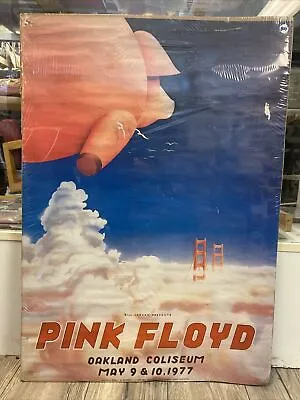 Pink Floyd 5/9 - 5/10 1977 Oakland Stadium Bill Graham Concert Poster • $650