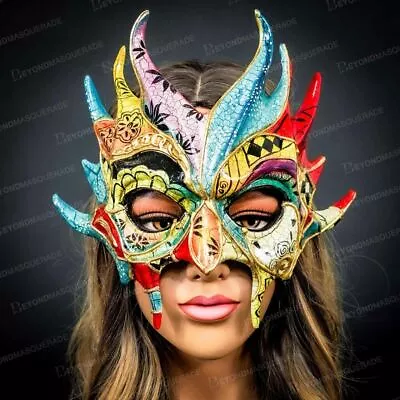 Goblin Halloween Masquerade Mask Devil Mask Venice Venetian Masquerade Ball Mask • $29.95