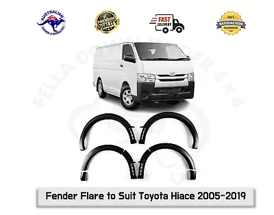 Fender Flare Wheel Arch Guard Protector Cover Trim To Suit Toyota Hiace 2005-19 • $277.19