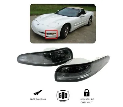 For 1997 2004 Chevy Corvette C5 Front Bumper Corner Lamp Smoke Housing • $118