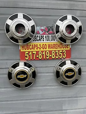 1973-1987 Chevy 4x4 Silverado Suburban 3/4 Ton Set4 Dogdish Poverty Hubcaps 12” • $575