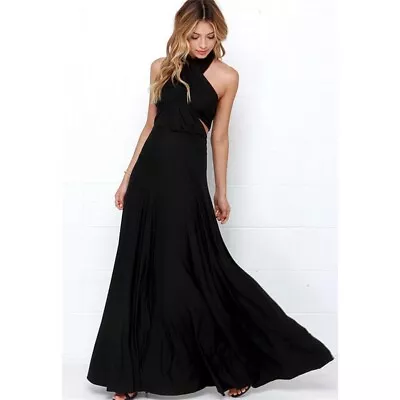 Long Dress Women's Maxi Convertible Evening Multi Way Wrap Formal Bridesmaid • $22.42