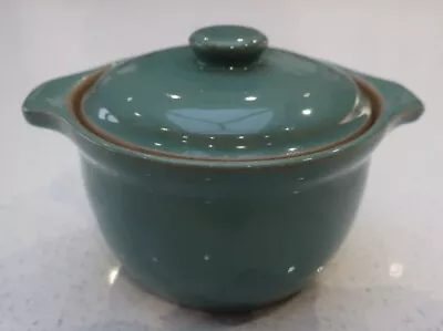 Denby Manor Green Vintage Individual Casserole / Sugar Bowl - Pristine Condition • £0.01