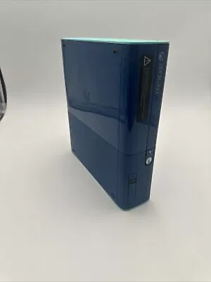 Untested Xbox 360 E Console Blue Teal CONSOLE ONLY NO HDD/CABLES/CONTROLLERS • $47.99