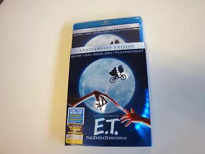 E.T. The Extra-Terrestrial *Brand New* W/Slip Cvr(Blu-ray/DVD 2012 2-Disc Set • $9.95