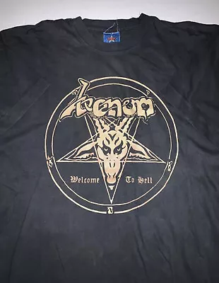 Vtg 1995 VENOM Tour T-shirt XL 90s Black Metal Thrash Possessed Bathory RARE • $149.99