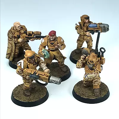 $123.93 • Buy Cadian Company HQ Imperial Guard - Painted - Warhammer 40K C3159