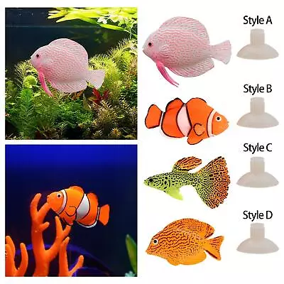 Artificial Fish Decorate Aquarium Decor Small Animals Moving Easy To Install • $7.41