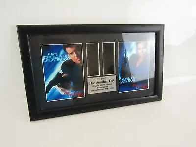 James Bond 007 In Die Another Day Original 35mm Filmcel Framed 115/1000 Damaged • £15