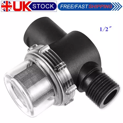 Water Pump Filter Strainer In Line 1/2  Threaded For RV Motorhome Campervan New • £7.99