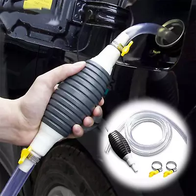 4.9Ft Siphon Hose For Gasoline Multifunction Liquid Sucker Pump Hand Pump • $6.99