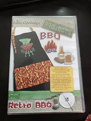 Anita Goodesign Machine Embroidery Software Pattern - Retro BBQ • $12.99