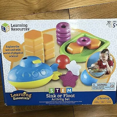 STEM Montessori Learning Set Water Activity Sink Or Float Physical Science NEW • $21.97