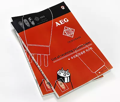$126.66 • Buy AEG Telefuncken List Of Receiving Vacuum Tubes Spec Data Book Manual Magazine_AU