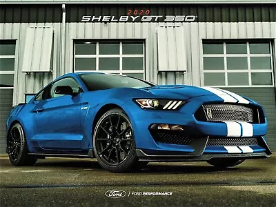 2020 Ford Mustang Shelby GT 350 & 350R Performance Sales Brochure - New • $5.99