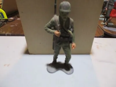 MARX Toys 6 Inch Hard Plastic Factory Painted U.S. Soldier #4 • $25