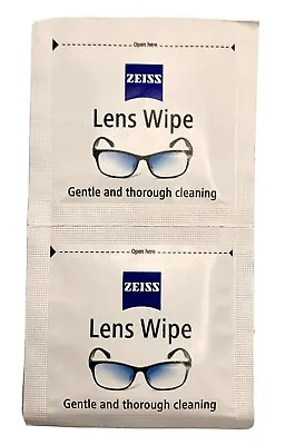 $5.25 • Buy ZEISS Lens Wipes 20 Cleaning Wipes Eye Glasses Computer Camera Optical Cleaner
