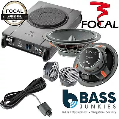 £459.99 • Buy Ford Transit Custom MK2 Focal Underseat Sub & 6.5  Speaker Tweeter Upgrade Kit