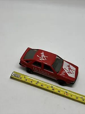 Corgi Toys England 1:43 SAAB 9000  FLY VIRGIN  #Red Rally Model Car 85’ Ga42 • $11.25