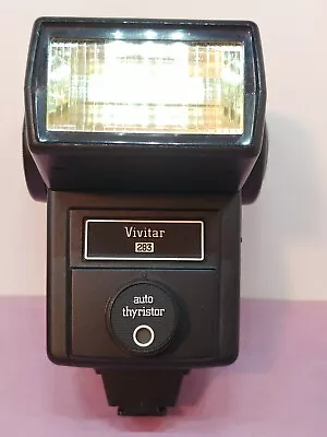 Vivitar Auto Thyristor 283 Flash For Canon Nikon Pentax Minolta Camera #2813949 • $14