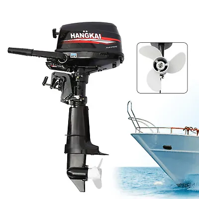 HANGKAI 2/4Stroke 6-12 HP Outboard Motor Air/Water Cooling Fishing Boat Engine • $498.75