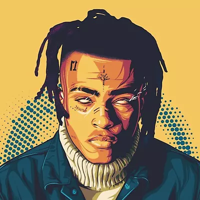 NEW Xxxtentacion Poster Music Songs Art Print Canvas Music Songs FREE POSTAGE • $26.96