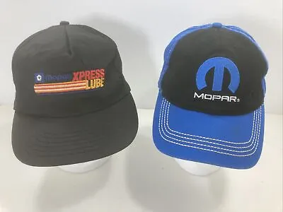 Both Mopar & Express Lube Truckers Hats Dodge Ram Jeep Charger Challenger Hemi • $39.95