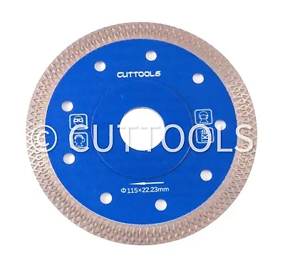 Diamond Cutting Disc 115mm / 4.5 Inch Super Thin X Mesh Turbo Saw Blade For Tile • £8.33
