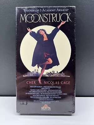 Moonstruck Vintage 1987 VHS Cher Nicolas Cage Academy Award Winner • $4.50