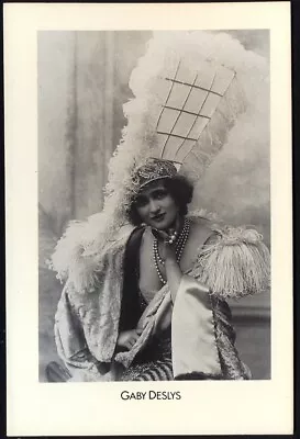 Modern Postcard: Glamour Queen Gaby Deslys (1881-1920). Free UK Postage • £2.95