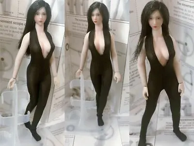 1:12 Female Stretch Tight Jumpsuit Model Toys Fit For 6 Action Figure Body Dolls • $25.63