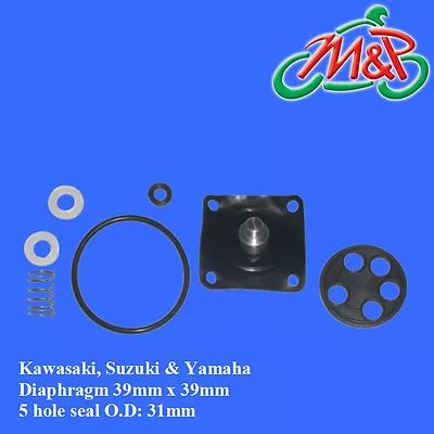 Kawasaki K Z 1000 J1 1981 Petrol Tap Repair Kit Fuel Seal • £15.95