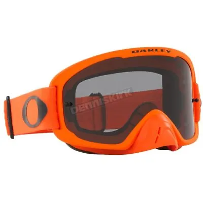 Oakley Orange O-Frame 2.0 Pro MX Moto Goggles W/Dark Grey Lens - 0OO7115 711533 • $60
