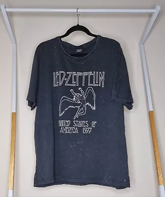 Led Zeppelin United States Of America 1977 Shirt. Black/Grey. Size 3XL.(CB1) • $18