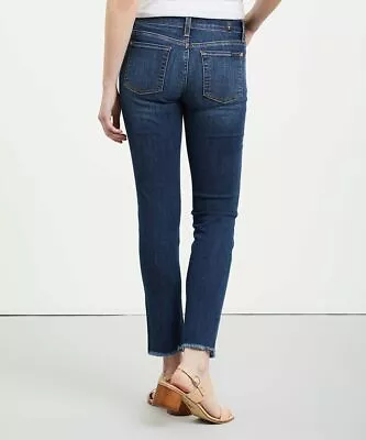 7 For All Mankind Roxanne Ankle Slim Cigarette Jeans Size 32 NWT Cambridge Wash • $39.99