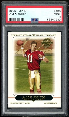 $30 • Buy Alex Smith Rookie Card 2005 Topps #435 PSA 9