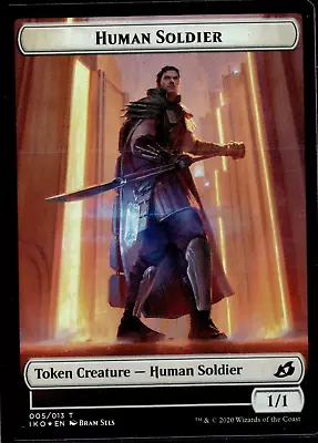 Human Soldier/Beast Token In Foil! MTG Magic The Gathering • $0.99